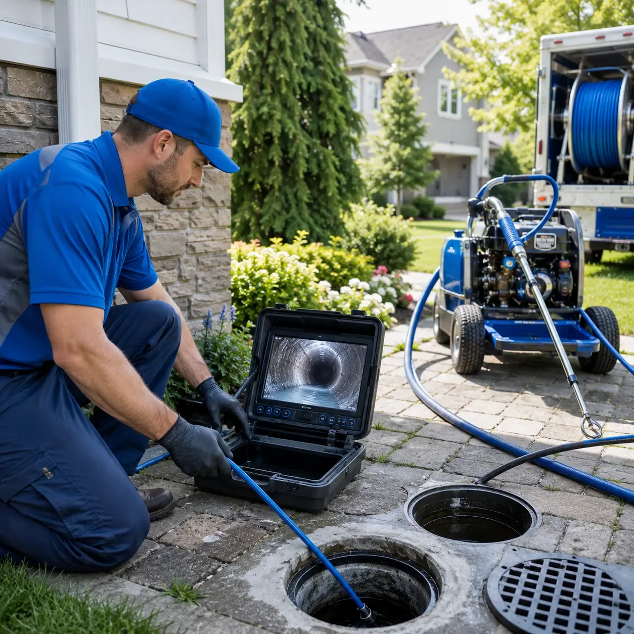 Outdoor drain cleaning professionals serving Fairmount, GA